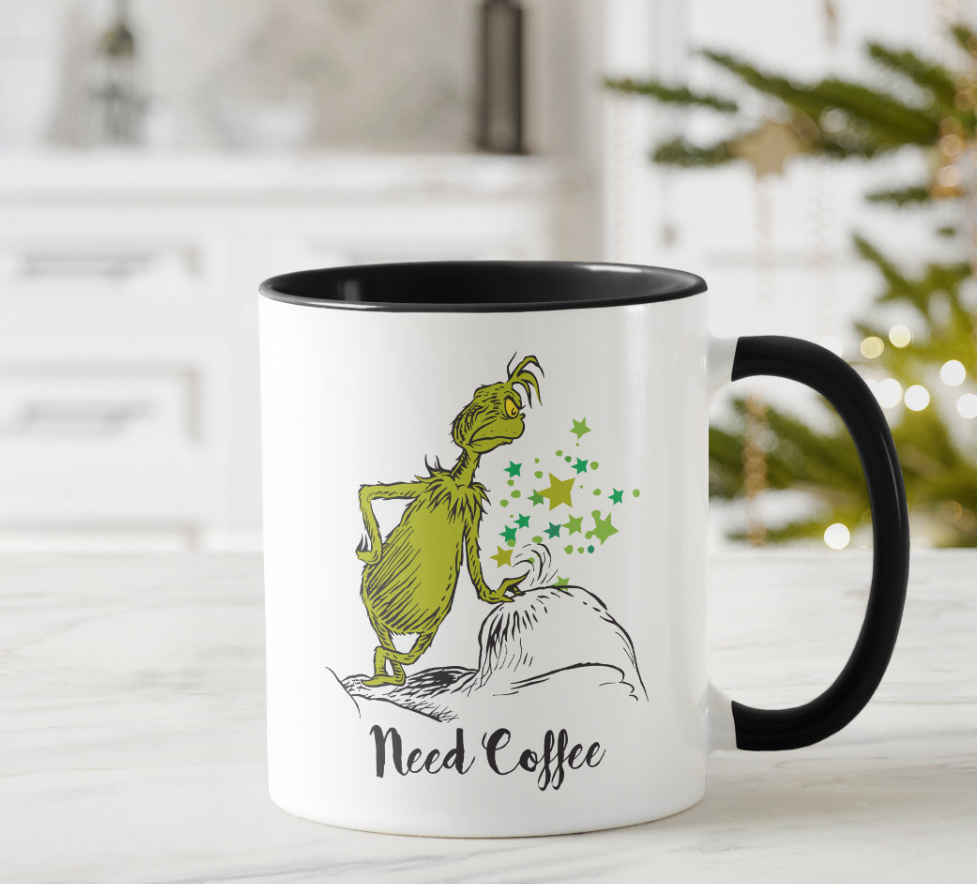 Create a colorful mug with a personalized design