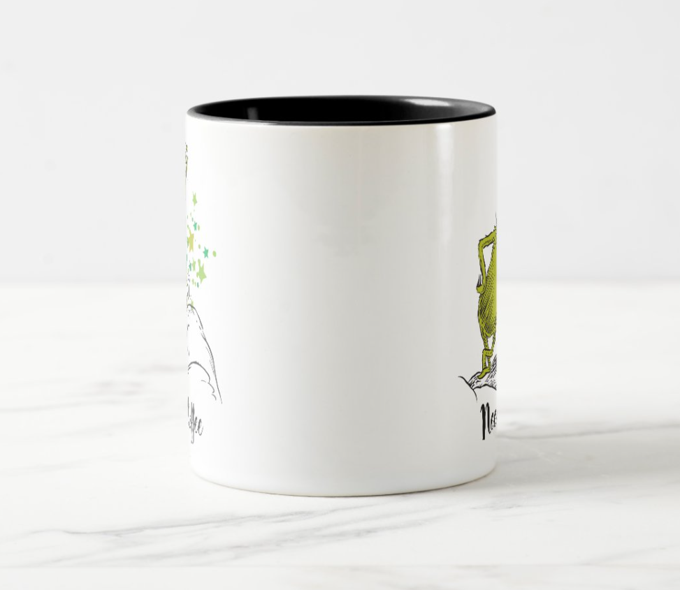 Create a colorful mug with a personalized design